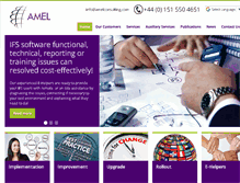 Tablet Screenshot of amelconsulting.com